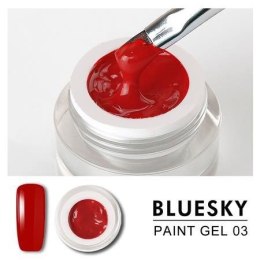 BLUESKY PAINT GEL 8ml - CZERWONY DK 03