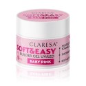 CLARESA Żel Budujący SOFT&EASY Baby Pink 45g