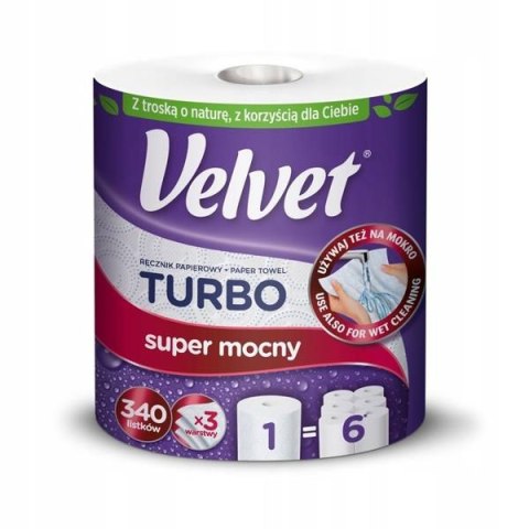 Velvet TURBO ręcznik papierowy Mocny