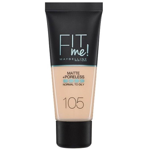 Maybelline 105 Natural Ivory Matte + Poreless Fit Me! Podkład 30ml (W) (P2)