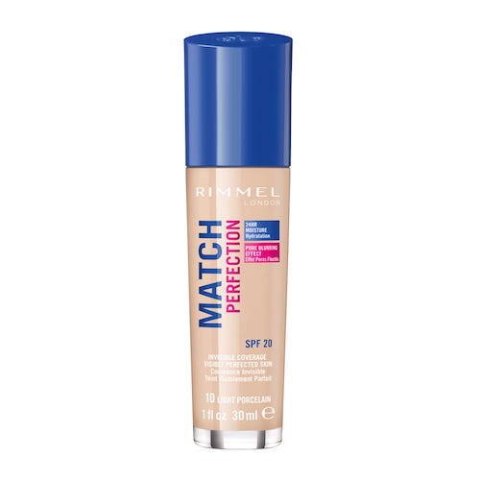 Rimmel London 010 Light Porcelain SPF20 Match Perfection Podkład 30ml (W) (P2)