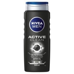 Nivea Men Active Clean Żel pod prysznic 500ml (M) (P2)