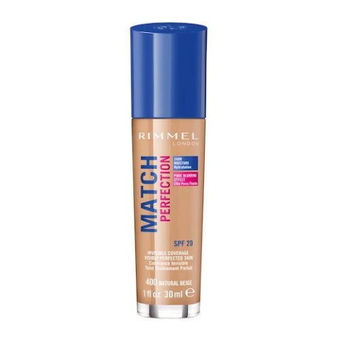 Rimmel London 400 Natural Beige SPF20 Match Perfection Podkład 30ml (W) (P2)