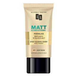 AA Make Up Matt podkład matująco wygładzający 103 Light Beige 30ml (P1)