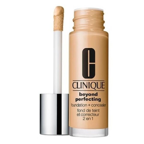 Clinique Beyond Perfecting Foundation + Concealer silnie kryjący podkład i korektor w jednym 01 Linen 30ml (P1)