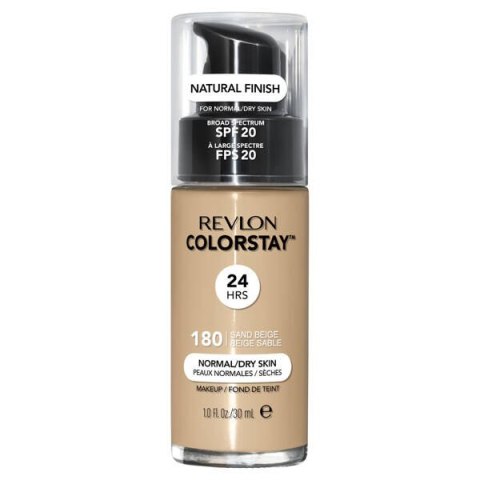 Revlon ColorStay podkład z pompką do skóry normalnej i suchej z kompleksem SoftFlex 180 Sand Beige 30ml (P1)