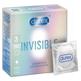 Durex Durex prezerwatywy Invisible dla większej bliskości 3 szt cienkie (P1)