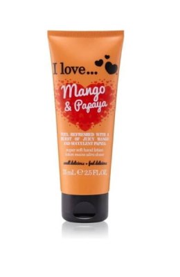 I Love Super Soft Hand Lotion krem do rąk Mango Papaya 75ml (P1)