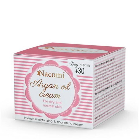 Nacomi Argan Oil Cream arganowy krem do skóry suchej i normalnej 30+ na dzień 50ml (P1)