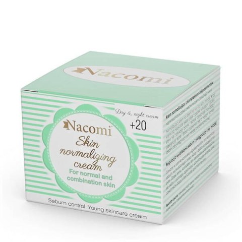 Nacomi Silk Normalizing Cream krem normalizujacy 20+ na dzień i na noc 50ml (P1)