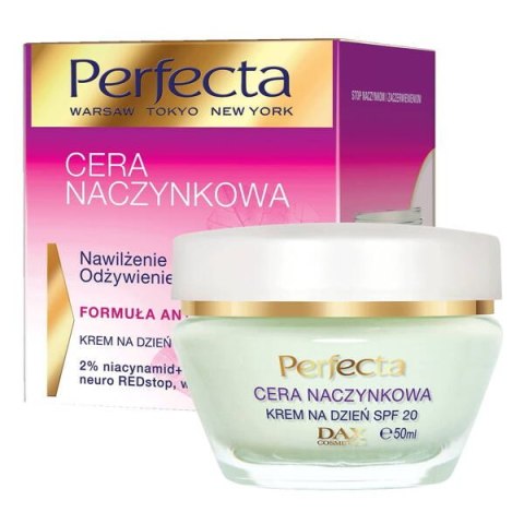 Perfecta Cera Naczynkowa Nawilżenie Odżywienie krem na dzień SPF20 50ml (P1)