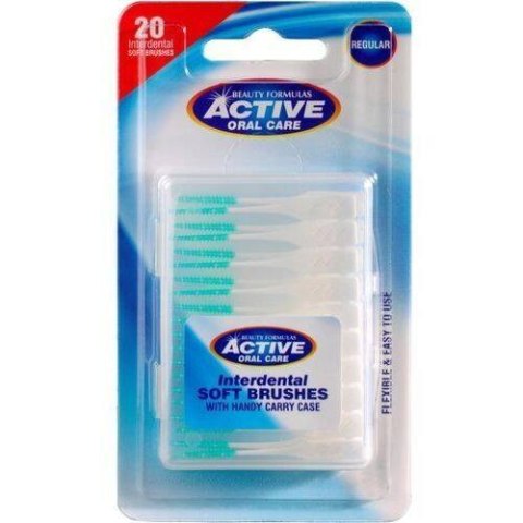 Active Oral Care Interdental Soft Brushes silikonowe czyściki międzyzębowe Soft 20szt. (P1)