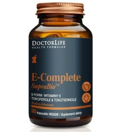 Doctor Life E-Complete SupraBio 8 witamin E nowej generacji suplement diety 30 kapsułek (P1)
