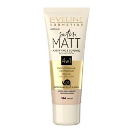 Eveline Cosmetics Satin Matt Foundation matujący podkład do twarzy 104 Beige 30ml (P1)