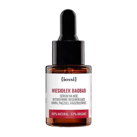 Iossi Wiesiołek Baobab intensywnie regenerujące serum na noc 10ml (P1)