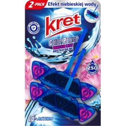 Kret Color Power zawieszka do WC barwiąca wodę Whater Lily 2x40g (P1)