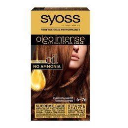 Syoss Oleo Intense farba do włosów trwale koloryzująca z olejkami 6-76 Złocista Miedź (P1)