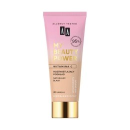 AA My Beauty Power rozświetlający podkład 01 Vanilla 30ml (P1)