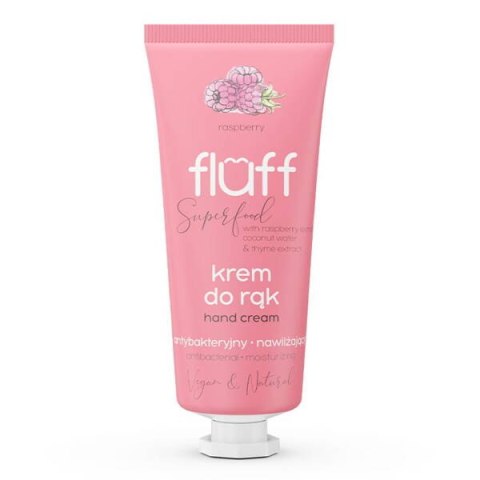 Fluff Superfood Hand Cream antybakteryjny krem do rąk Malina 50ml (P1)