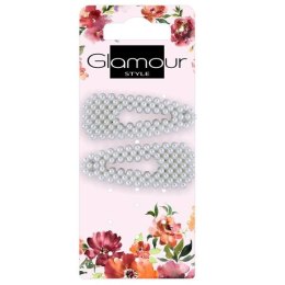 Glamour Spinki do włosów z perełkami 2szt (P1)