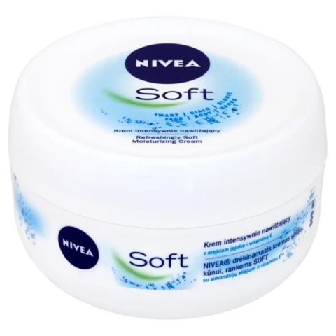 Nivea Soft krem intensywnie nawilżający z olejkiem jojoba i witaminą E 100ml (P1)