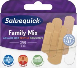 Salvequick Family Mix zestaw plastrów opatrunkowych 26szt. (P1)