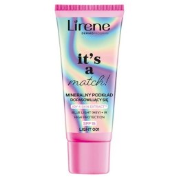 Lirene It's a Match! mineralny podkład dopasowujący się SPF15 Light 001 30ml (P1)