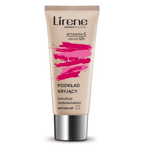 Lirene Podkład kryjący kamuflujący niedoskonałości z witaminą E 22 Naturalny 30ml (P1)