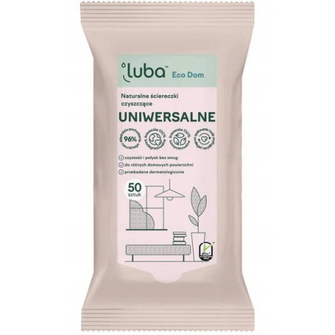 Luba Eco Dom naturalne ściereczki czyszczące Uniwersalne 50szt (P1)