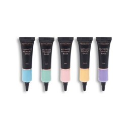 Makeup Revolution Ultimate Pigment Base Set zestaw baz pod cienie do powiek Blue + Mint + Pink + Yellow + Lilac 5x15ml (P1)