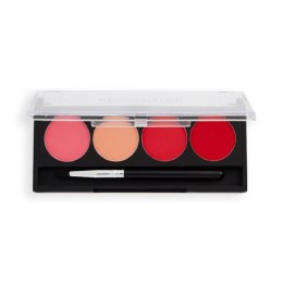 Makeup Revolution Water Activated Graphic Liner Palettes paleta eyelinerów z pędzelkiem Pretty Pink 5.4g (P1)