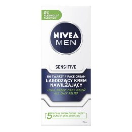 Nivea Men Sensitive łagodzący krem nawilżający do twarzy 75ml (P1)