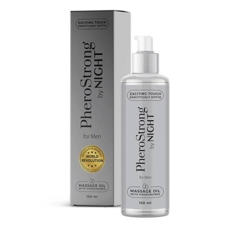 PheroStrong By Night For Men Massage Oil With Pheromones olejek do masażu z feromonami 100ml (P1)