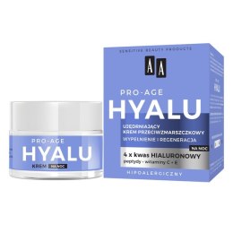 AA Hyalu Pro-Age ujędrniający krem przeciwzmarszczkowy na noc 50ml (P1)