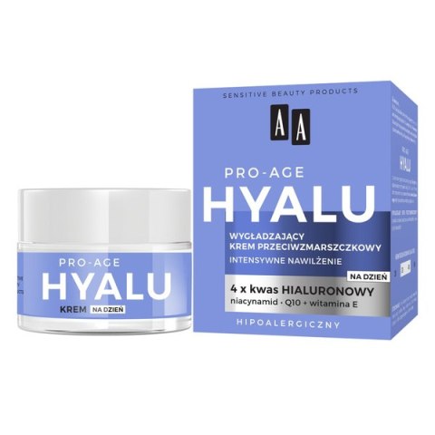 AA Hyalu Pro-Age wygładzający krem przeciwzmarszczkowy na dzień 50ml (P1)