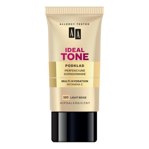 AA Ideal Tone Foundation podkład do twarzy 103 Light Beige 30ml (P1)