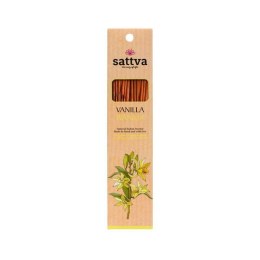 Sattva Natural Indian Incense naturalne indyjskie kadzidełko Wanilia 15szt (P1)