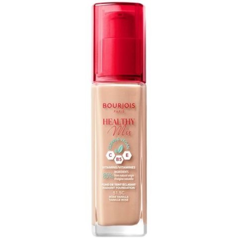 BOURJOIS Healthy Mix CleanVegan podkład do twarzy 51,5 Rose Vanilla 30ml (P1)