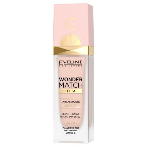 EVELINE Wonder Match Lumi podkład rozświetlający do twarzy SPF20 05 Light Natural 30ml (P1)