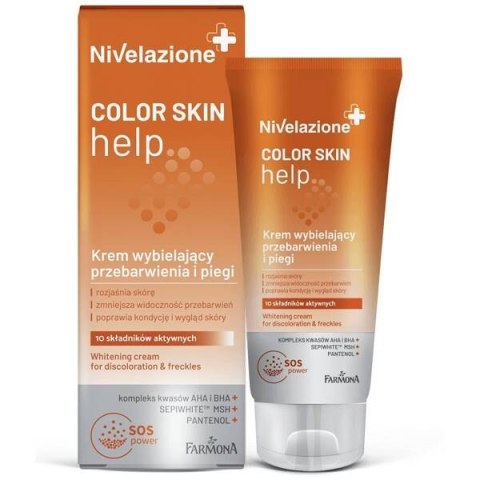 FARMONA Nivelazione Color Skin Help kem wybielający przebarwienia i piegi 50ml (P1)
