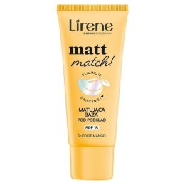 LIRENE Matt Match! matująca baza pod podkład SPF15 Słodkie Mango 30ml (P1)