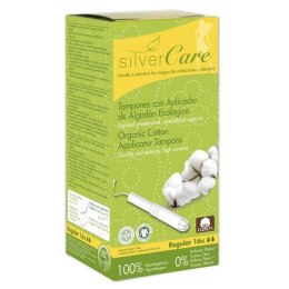 MASMI Silver Care tampony z bawełny organicznej z aplikatorem Regular 16szt. (P1)
