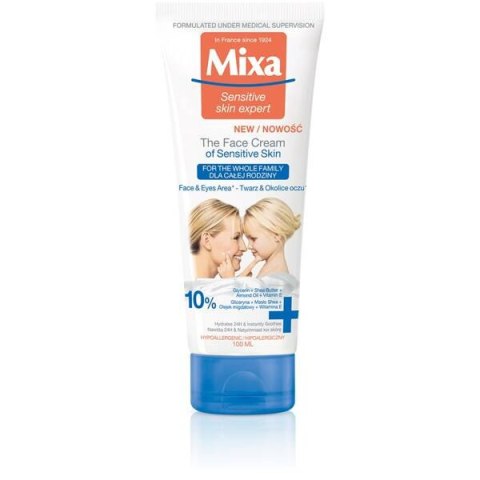 MIXA Senstivie Skin Expert krem na twarz dla całej rodziny 100ml (P1)