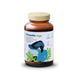 HEALTHLABS OmegaMe Vege kwasy tłuszczowe Omega 3 DHA z alg morskich z witaminą D3 60 kapsułek (P1)