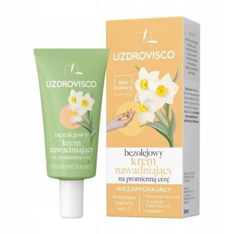 UZDROVISCO Bezolejowy krem nawadniający na promienną cerę 50ml (P1)