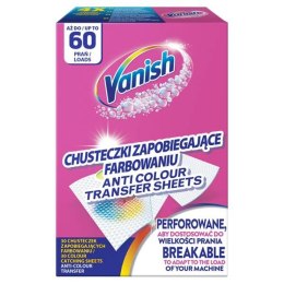 VANISH Color Protect chusteczki zapobiegające farbowaniu ubrań 60 prań (30 sztuk) (P1)