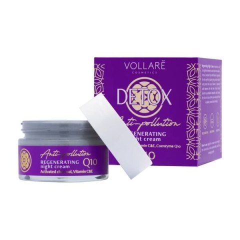 VOLLARE Detox Anti Pollution regenerujący krem do twarzy na noc z Witaminą C 50ml (P1)