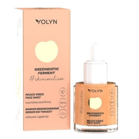 YOLYN Greenbiotic Ferment odżywcze serum do twarzy Bardzo Brzoskwiniowe 20ml (P1)