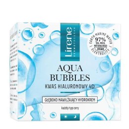 LIRENE Aqua Bubbles Hyaluronic Acid 4D głęboko nawilżający hydrokrem do każdego rodzaju skóry 50ml (P1)