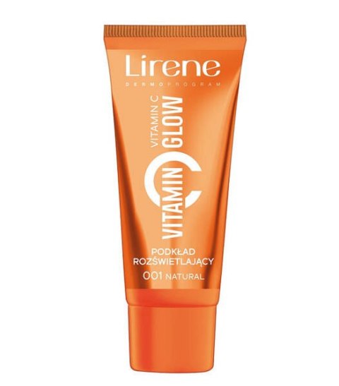 LIRENE Vitamin Glow podkład rozświetlający do twarzy z Witaminą C 001 Natural 30ml (P1)